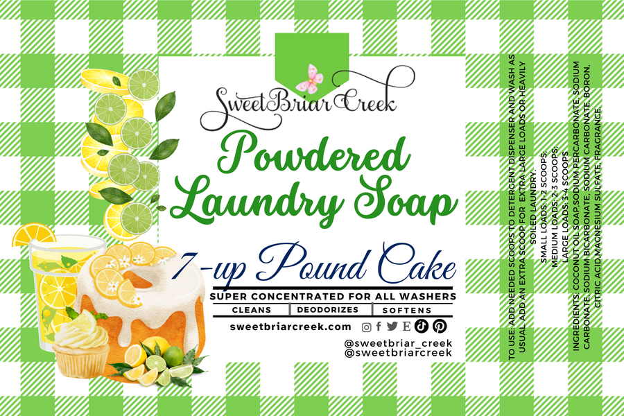 7-UP Pound Cake Powdered Laundry Soap