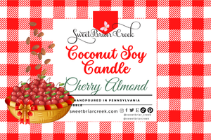 Cherry Almond Coconut Soy Candle