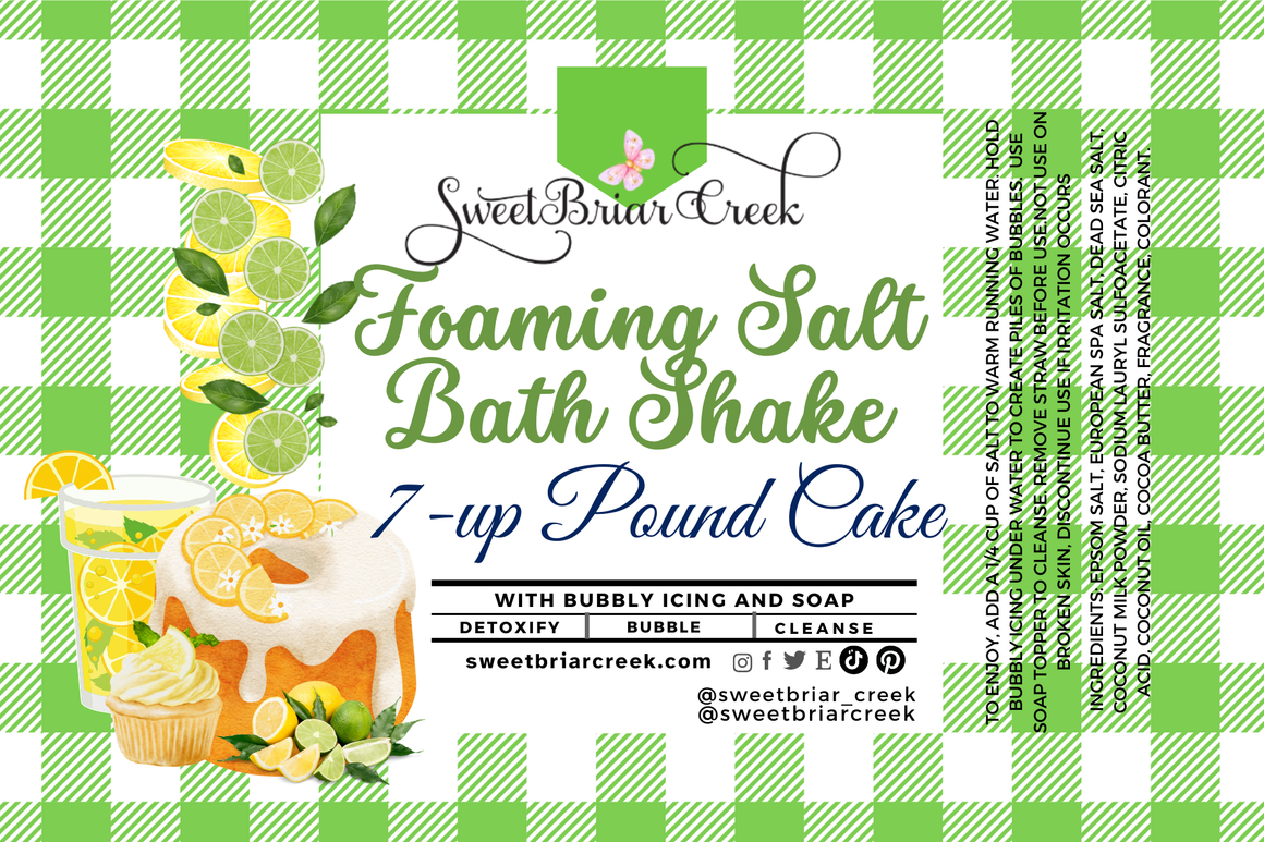 7-UP Poundcake Foaming Salt Bath Shake