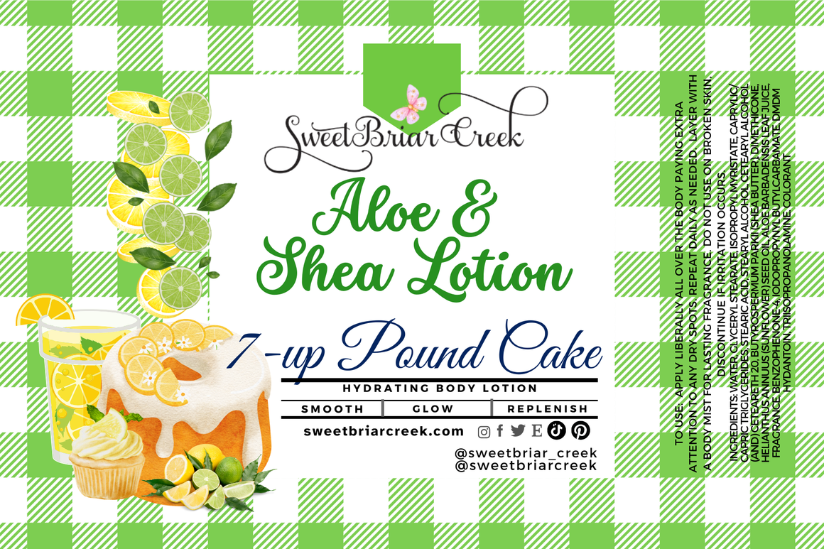 7-up Pound Cake Shea & Aloe Body Lotion