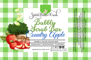 Country Apple Bubbly Scrub Body Bars
