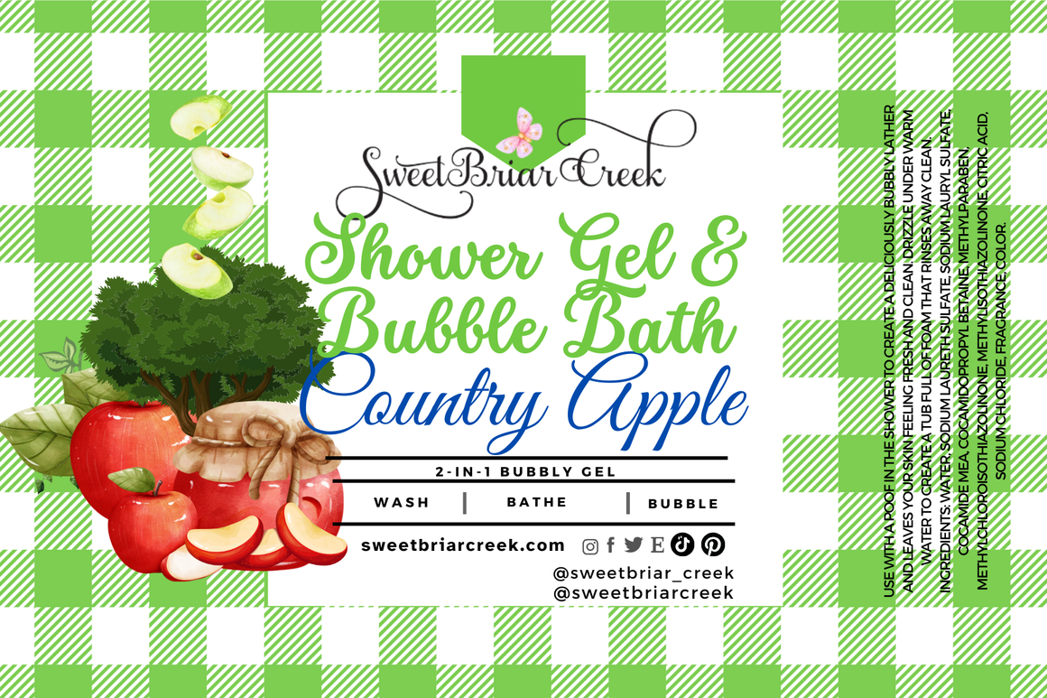 Country Apple Body Wash + Bubble Bath