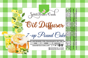 7-up Pound Cake Hanging Car Diffuser & Refills