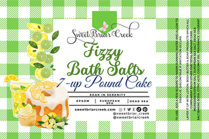 7-up Pound Cake Fizzy Bath Salt Soak