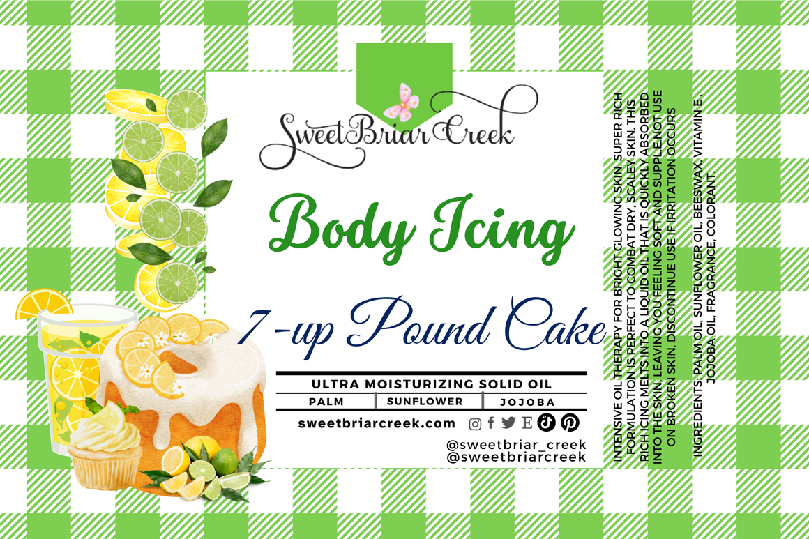 7-UP Pound Cake Body Icing