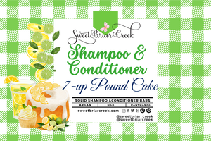 7-UP Poundcake Shampoo & Conditioner Bars