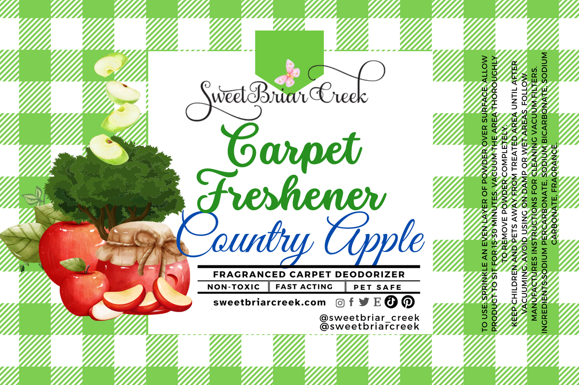 Country Apple Carpet Freshener Powder