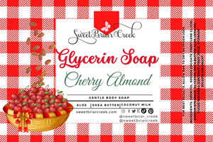 Cherry Almond Glycerin Soap Bar