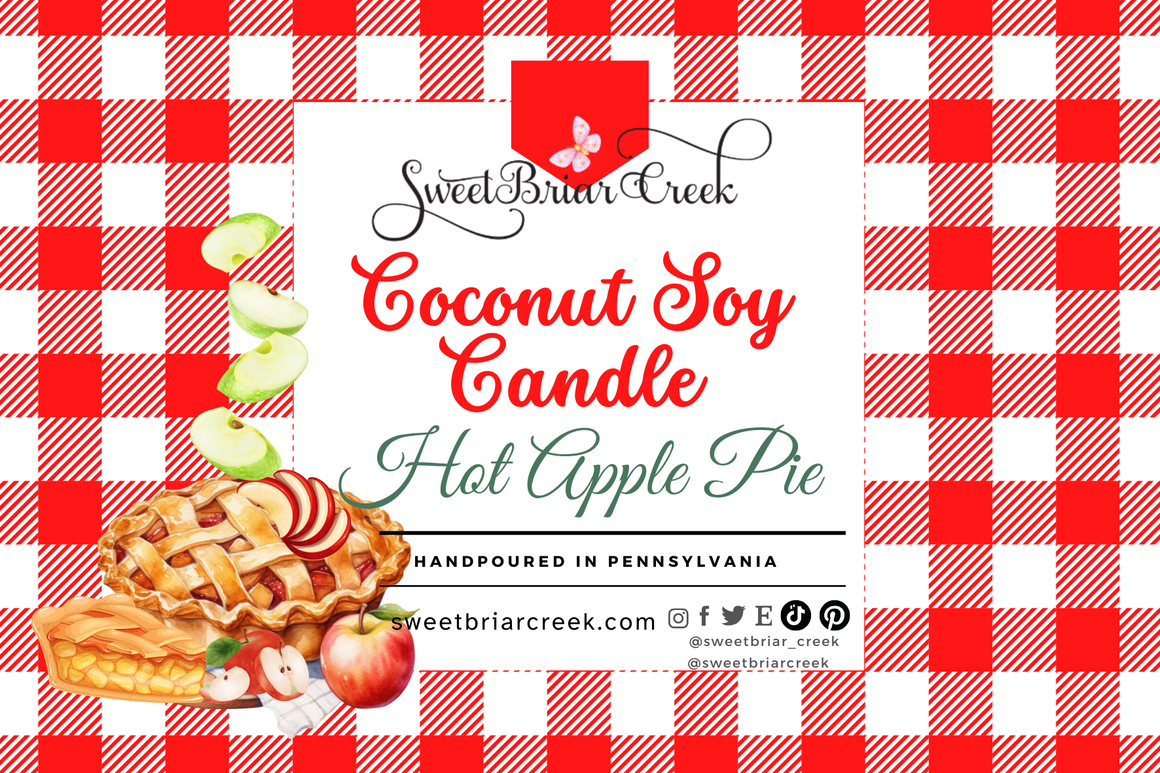 Hot Apple Pie Coconut Soy Candle