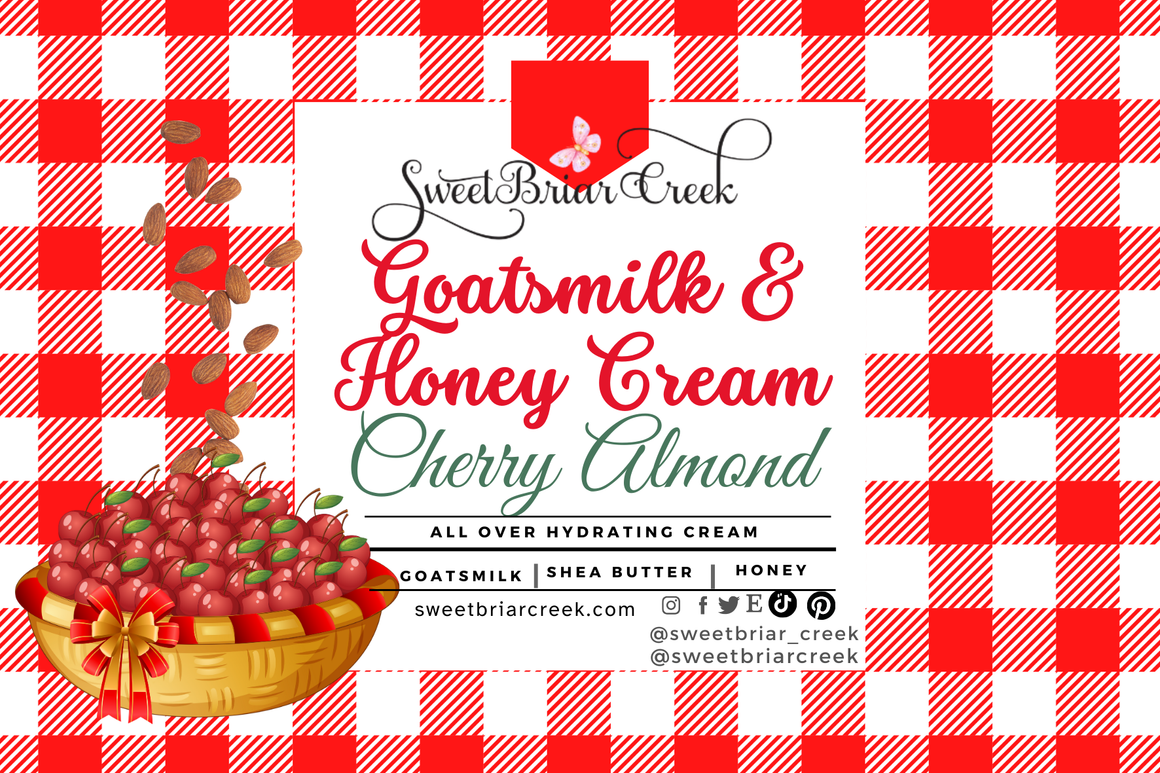 Cherry Almond Goat Milk & Honey Body Creme