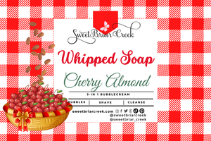 Cherry Almond Whipped Soap & Shaving Cream