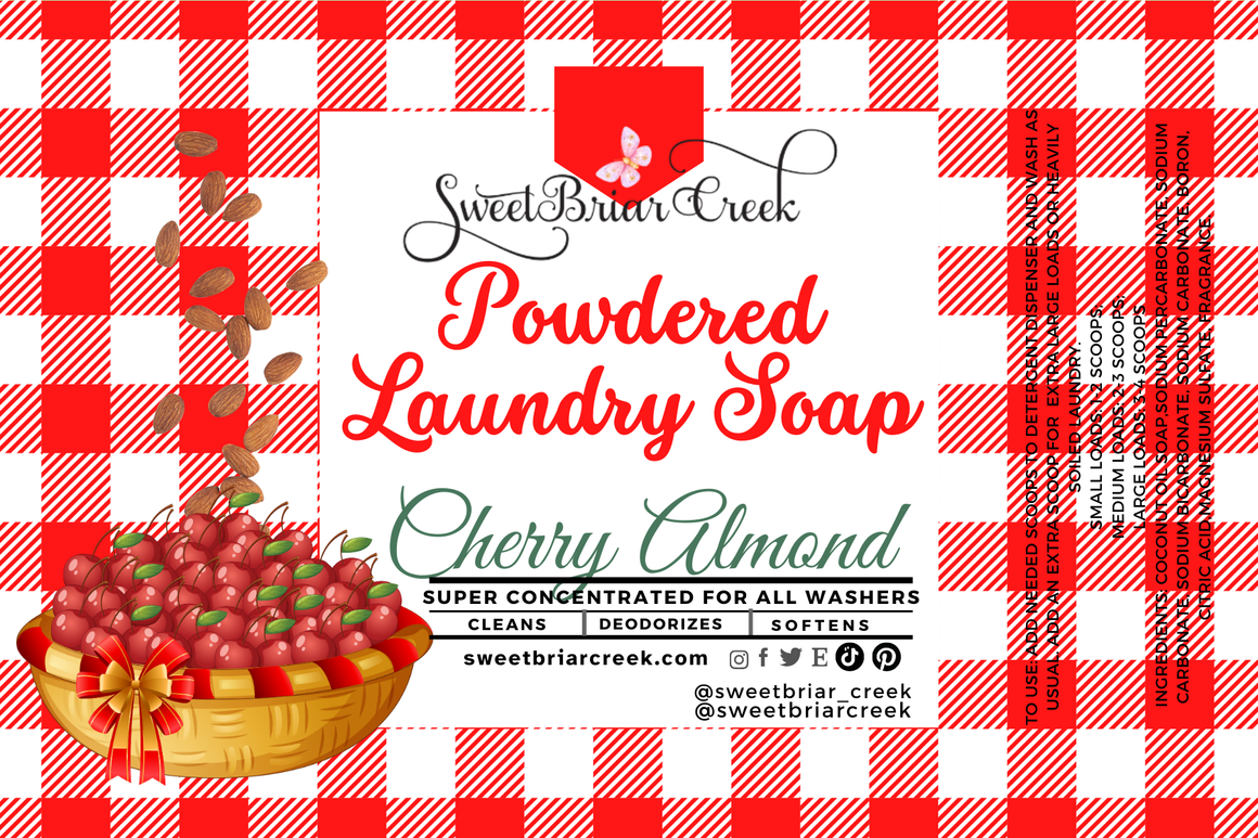 Cherry Almond Powdered Laundry Soap