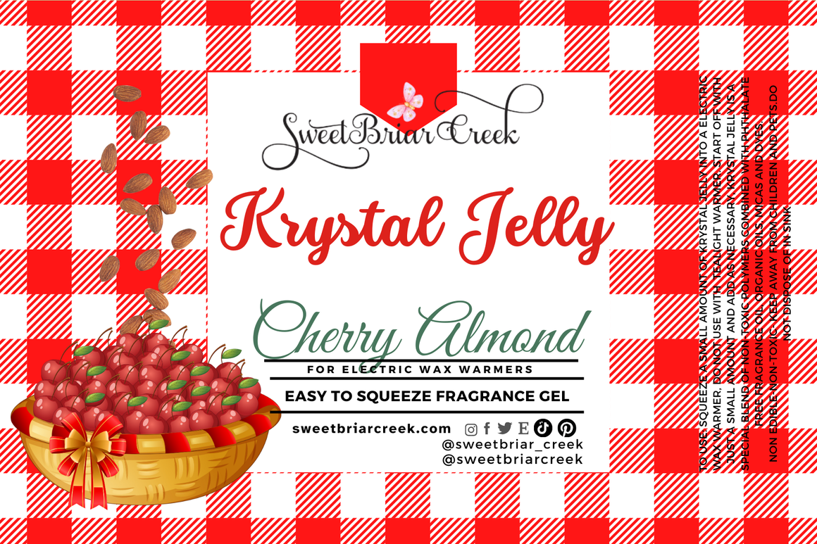Cherry Almond Krystal Jelly Squeeze for wax warmers.
