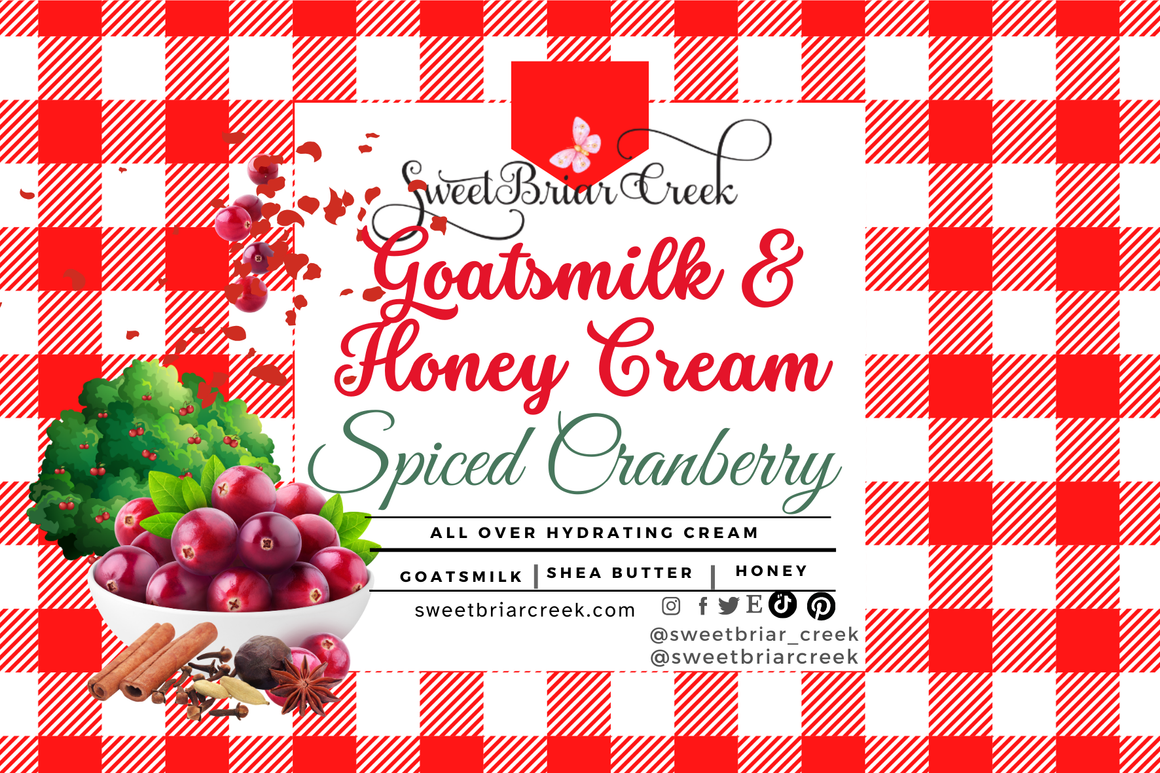 Spiced Cranberry Goat Milk & Honey Body Creme