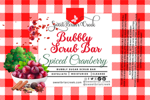 Spiced Cranberry Bubbly Scrub Body Bars