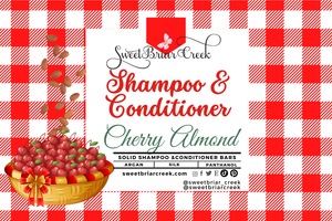 Cherry Almond Shampoo & Conditioner Bars