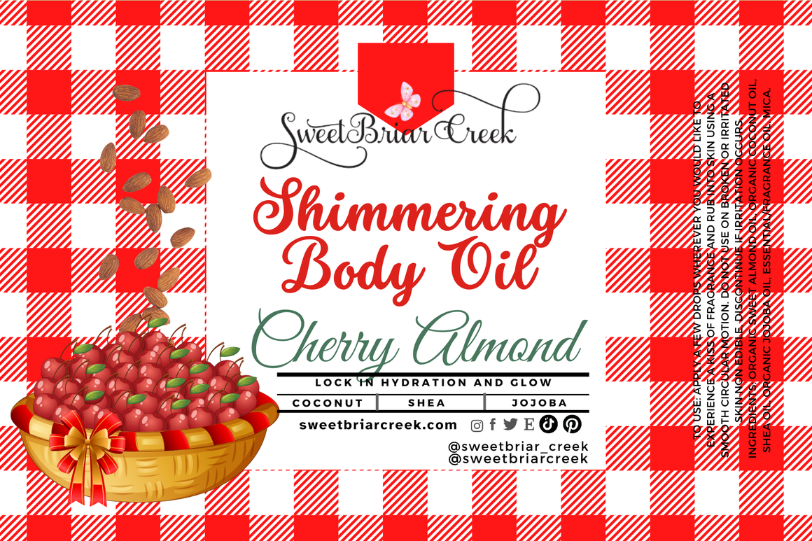 Cherry Almond Shimmering Body Oil