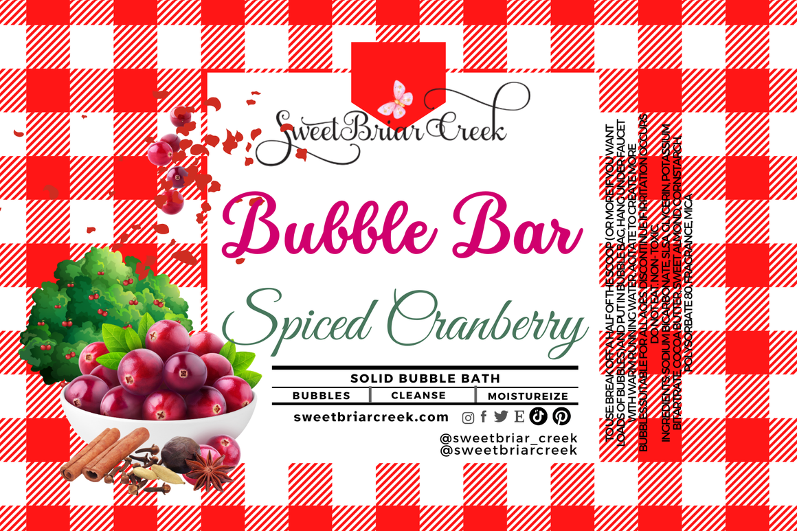 Spiced Cranberry Bubble Scoop