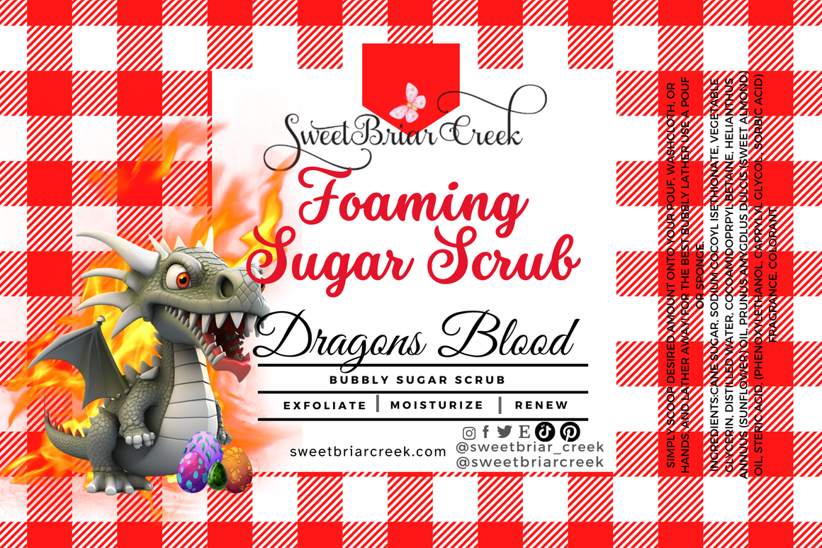 Dragon's Blood Whipped Sugar Scrub