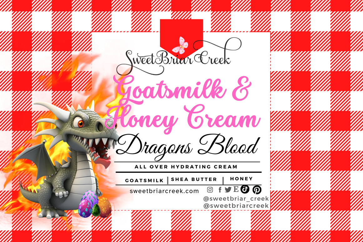 Dragon's Blood Goat Milk & Honey Body Creme