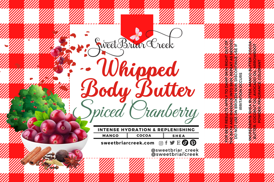 Spiced Cranberry Whipped Body Butter