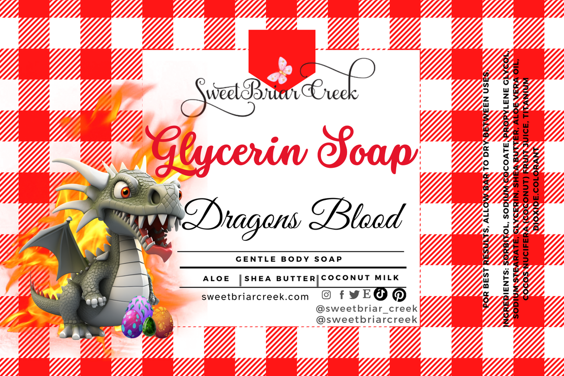 Dragon's Blood Glycerin Soap Bar