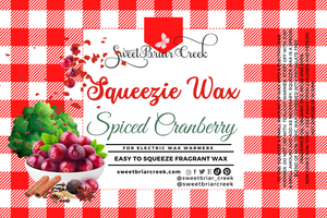 Spiced Cranberry Squeezie Wax + Scoopable melts for Waxwarmer