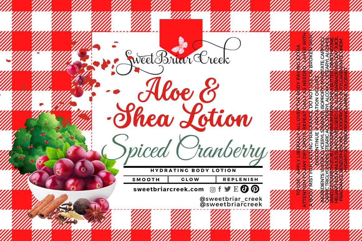 Spiced Cranberry Shea & Aloe Body Lotion