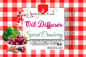 Spiced Cranberry Hanging Car Diffuser & Refills