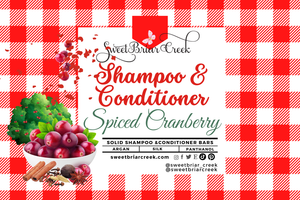 Spiced Cranberry Shampoo & Conditioner Bars