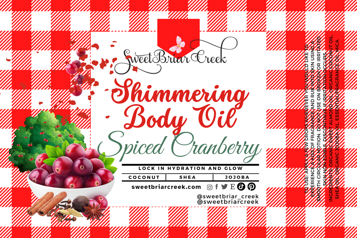 Spiced Cranberry Shimmering Body Oil