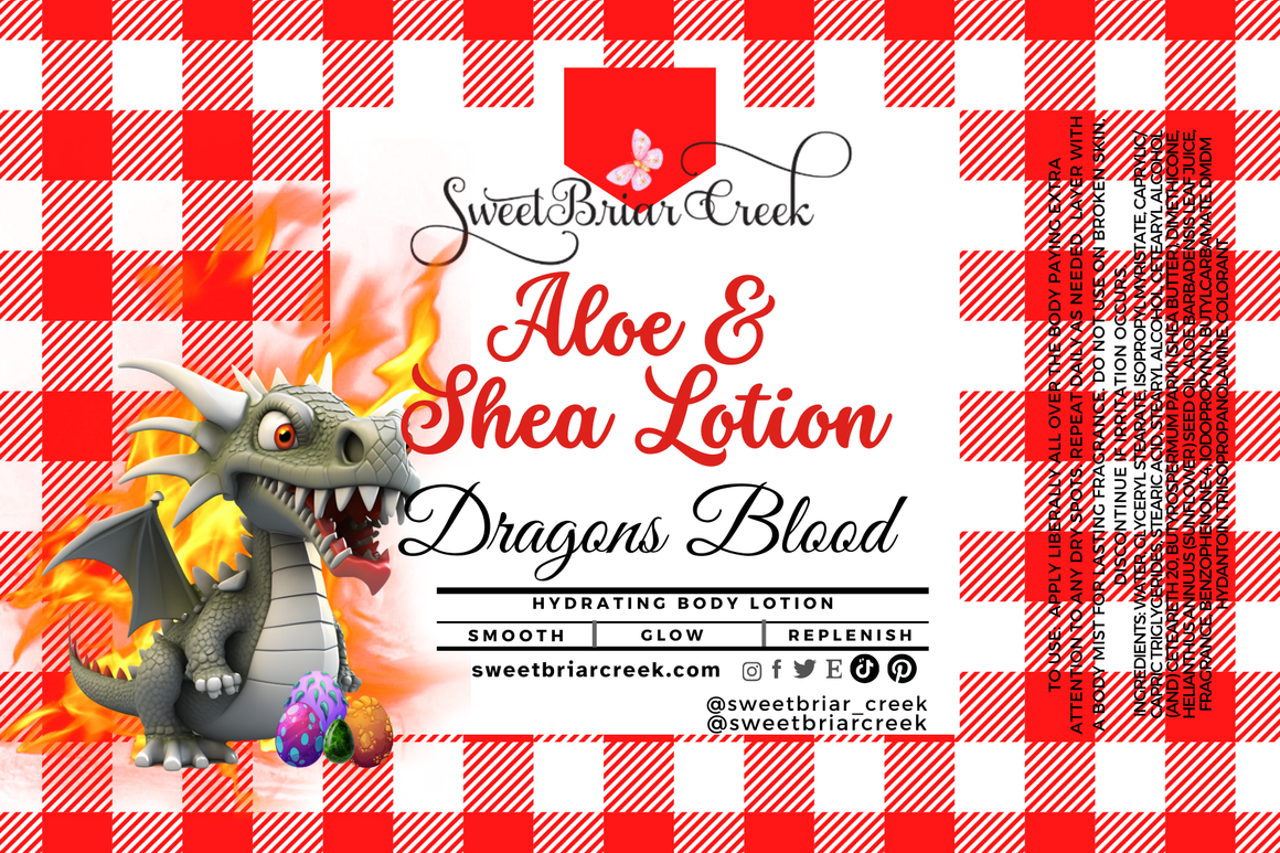Dragon's Blood Shea & Aloe Body Lotion