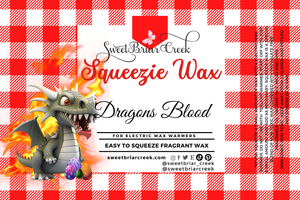 Dragon's Blood Squeezie Wax + Scoopable melts for Waxwarmer