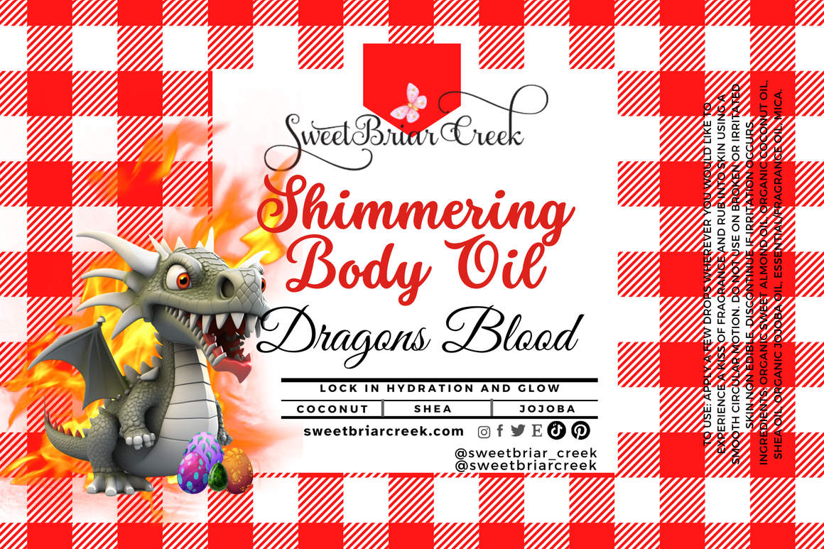 Dragons Blood Shimmering Body Oil