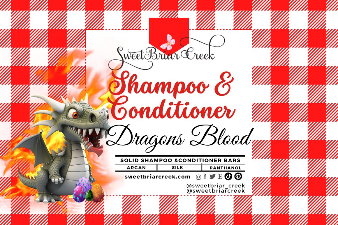 Dragon's Blood Shampoo & Conditioner Bars