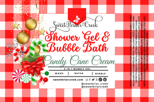 Candy Cane Cream Body Wash + Bubble Bath