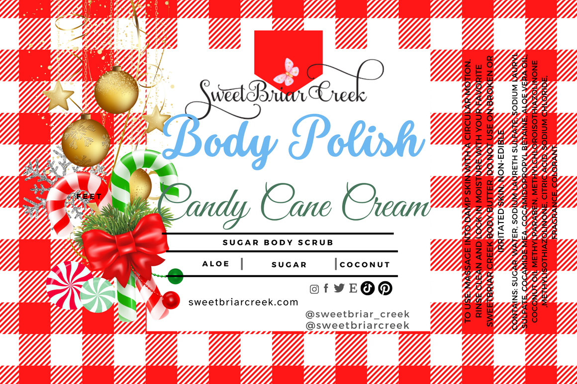 Candy Cane Cream Body Polish