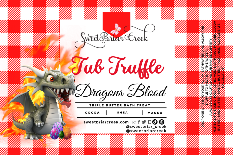 Dragon's Blood Bath Butter Tub Truffles