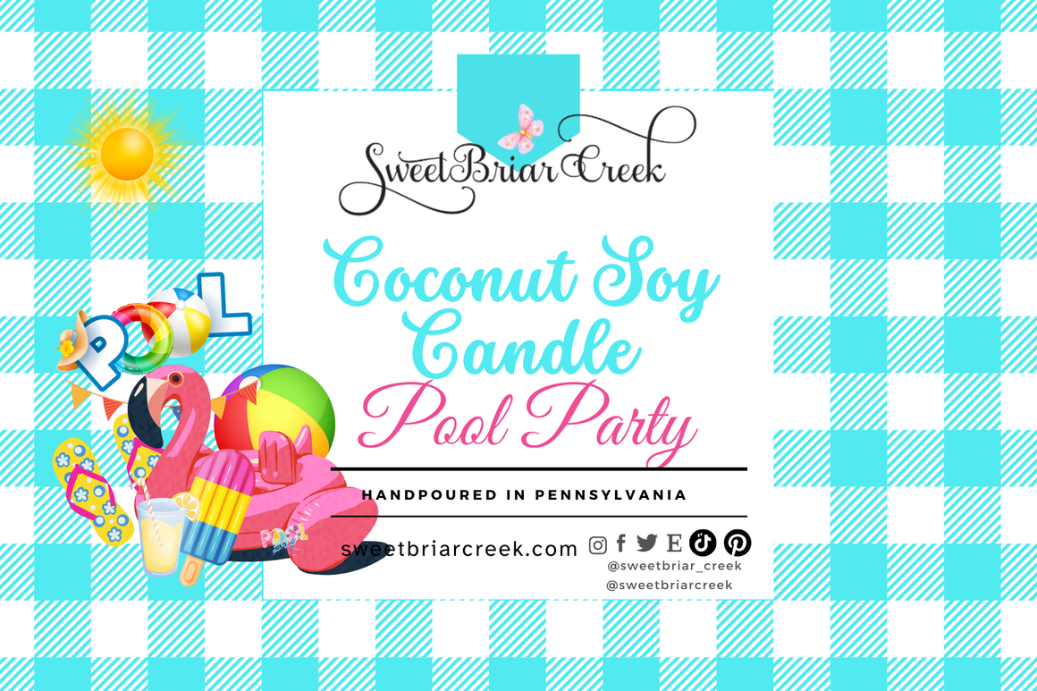 Pool Party Coconut Soy Candle