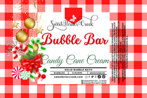 Candy Cane Cream Bubble Scoop