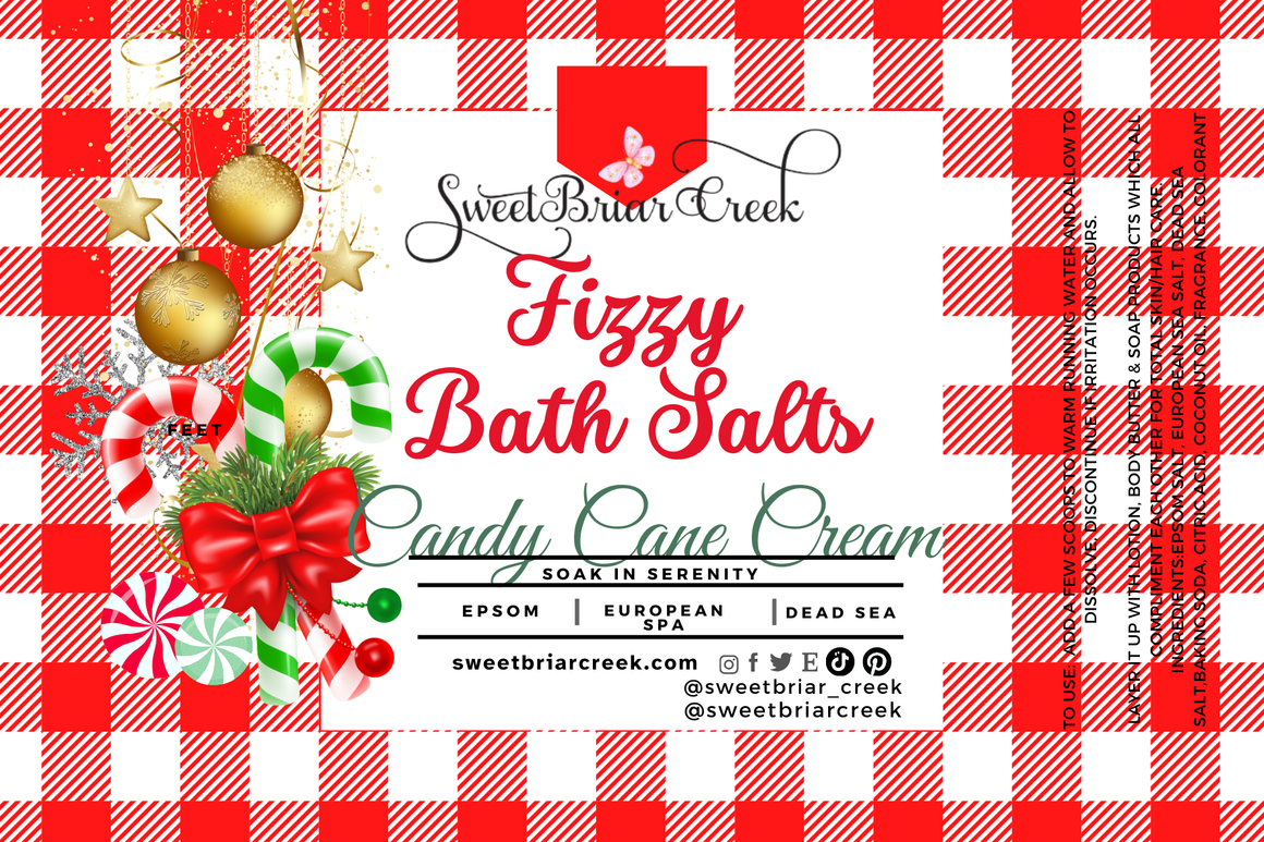 Candy Cane Cream Bath Salt