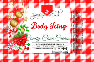 Candy Cane Cream Body Icing