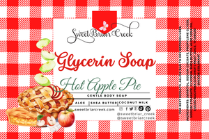 Hot Apple Pie Glycerin Soap Bar