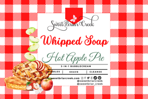 Hot Apple Pie Whipped Soap & Shaving Cream