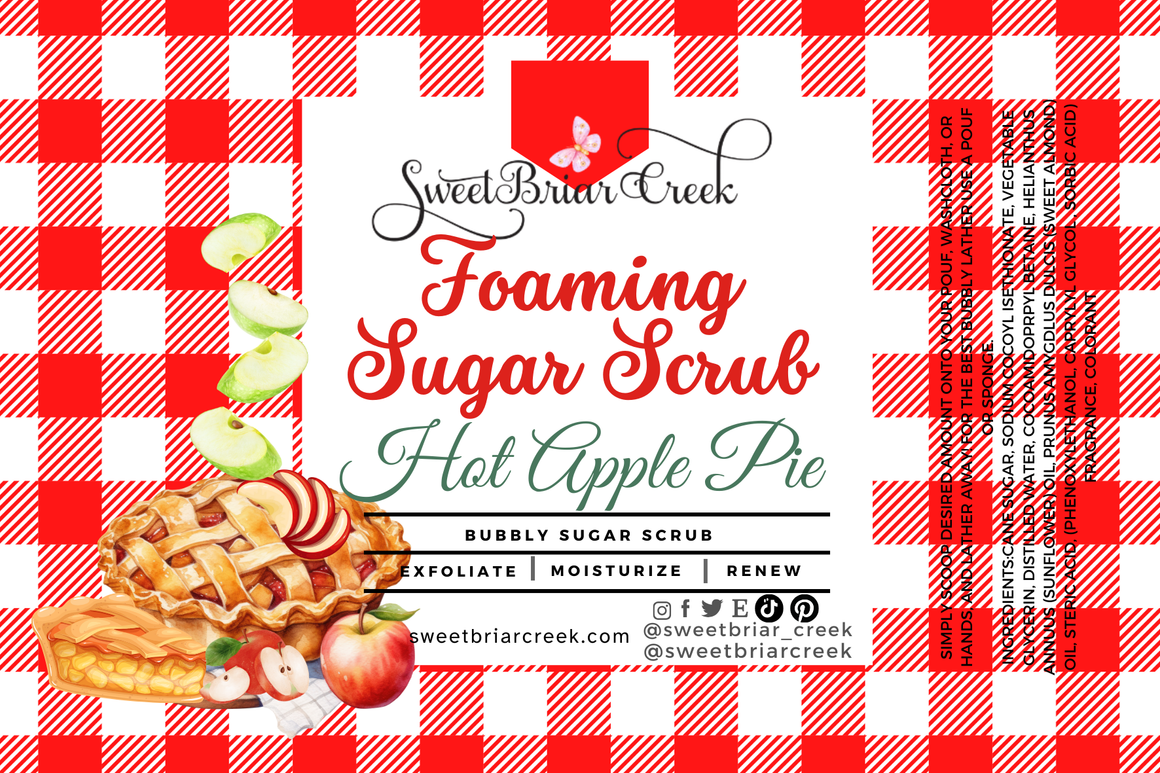 Hot Apple Pie Whipped Sugar Scrub