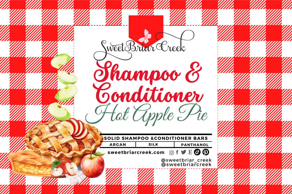 Hot Apple Pie Shampoo & Conditioner Bars