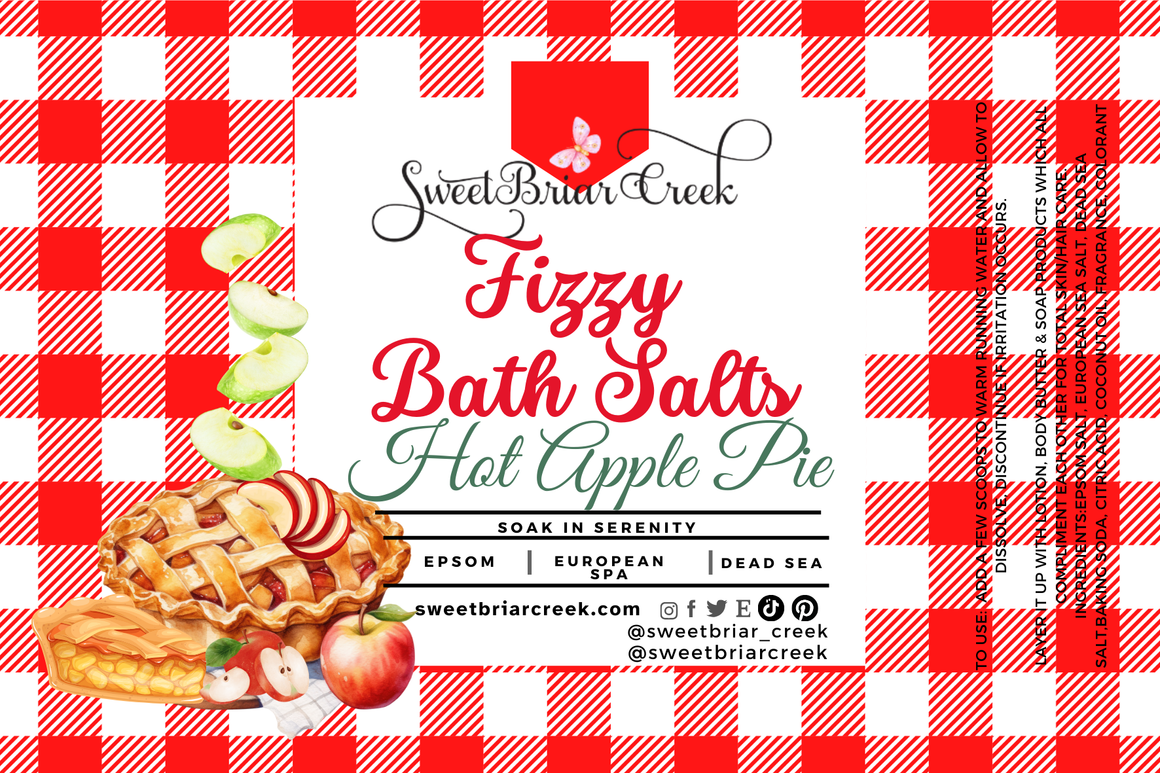 Hot Apple Pie Fizzy Bath Salt Soak