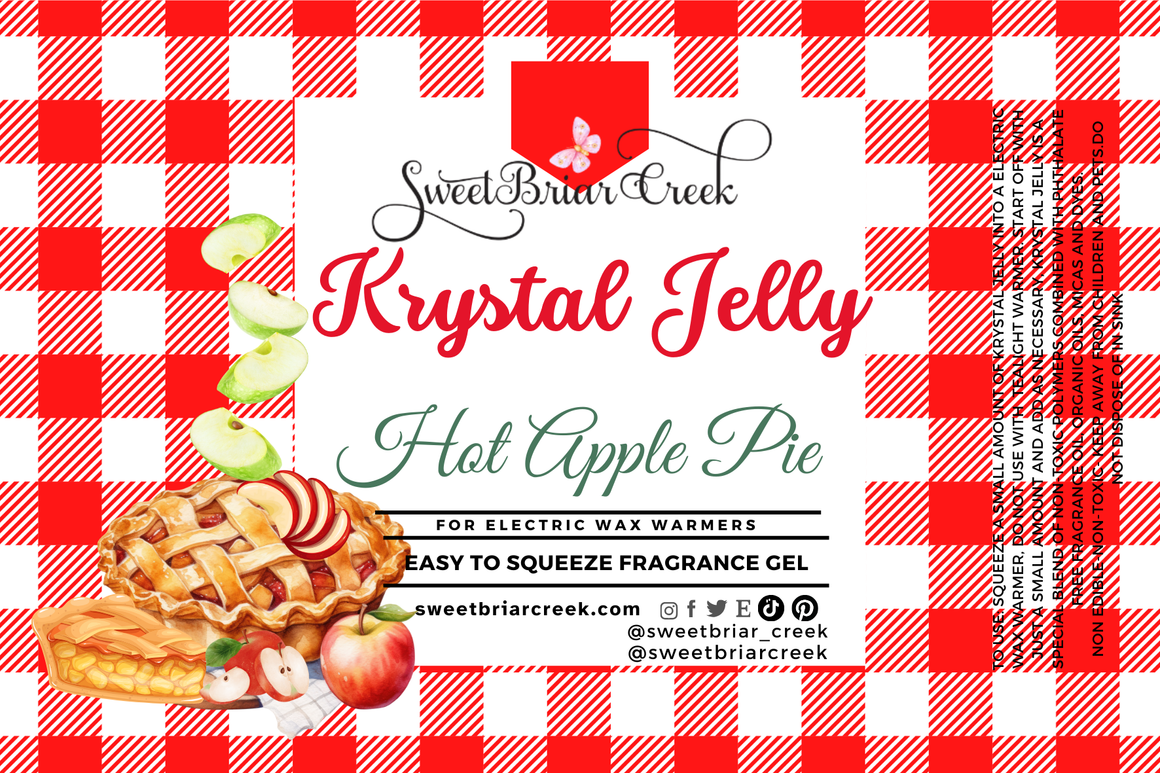 Hot Apple Pie Krystal Jelly Squeeze for wax warmers
