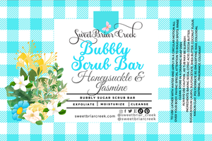 Honeysuckle Jasmine Bubbly Scrub Body Bars