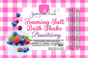 Bumbleberry Foaming Salt Bath Shake